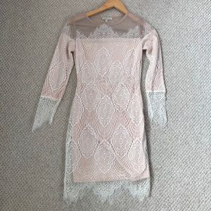 Long sleeve lace dress
